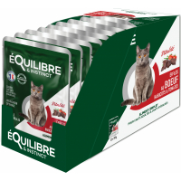 Equilibre & Instinct Vitalité comida húmeda para gatos con ternera, judías y tomates