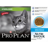 PRO PLAN Nutri savour Sterilised en mousse au cabillaud pour chat stérilisé