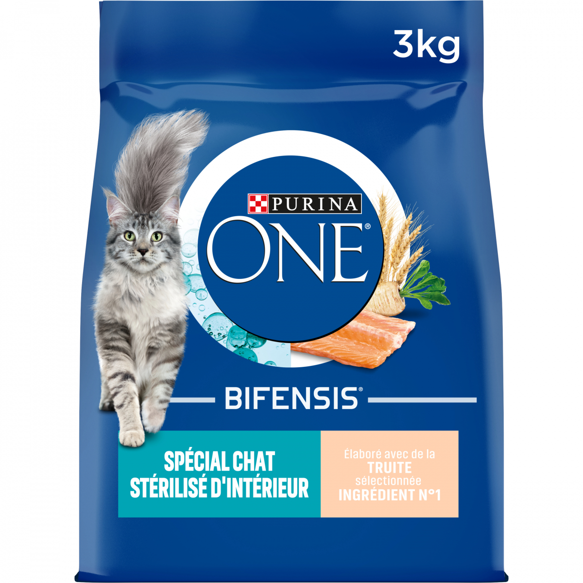 PURINA ONE Special Cat Sterilised Indoor, met forel