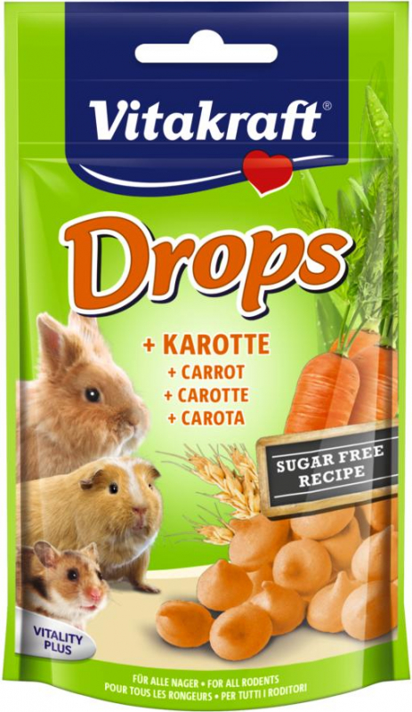 VITAKRAFT Drops de zanahoria para roedores