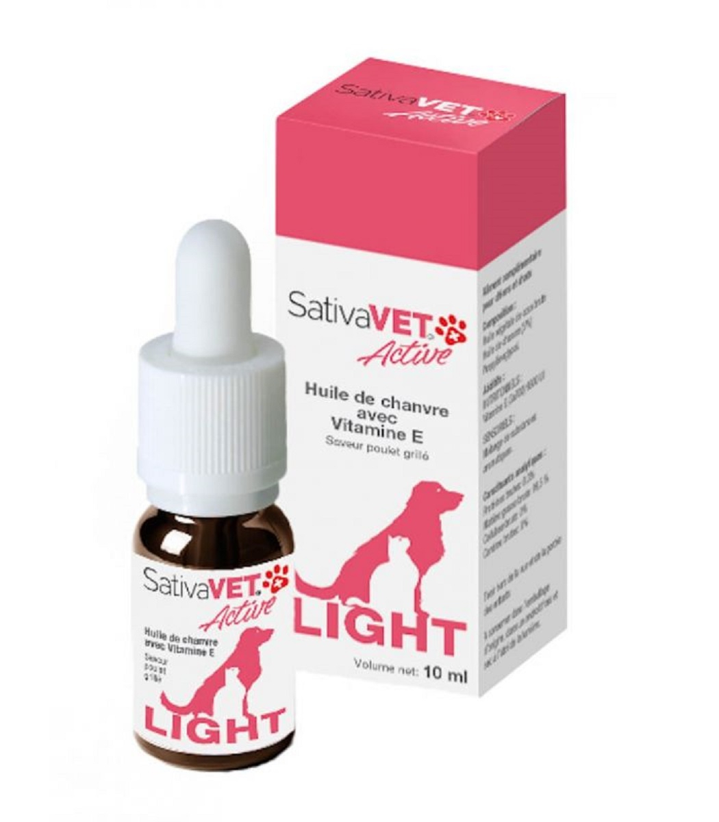 SativaVet huile avec CBD pour chien et chat