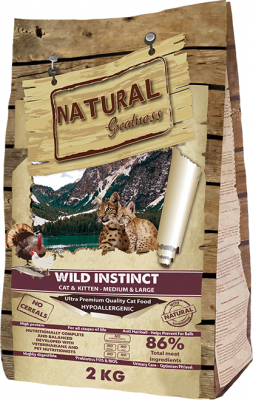 NATURAL GREATNESS Wild Instinct Medium & Large pour chat