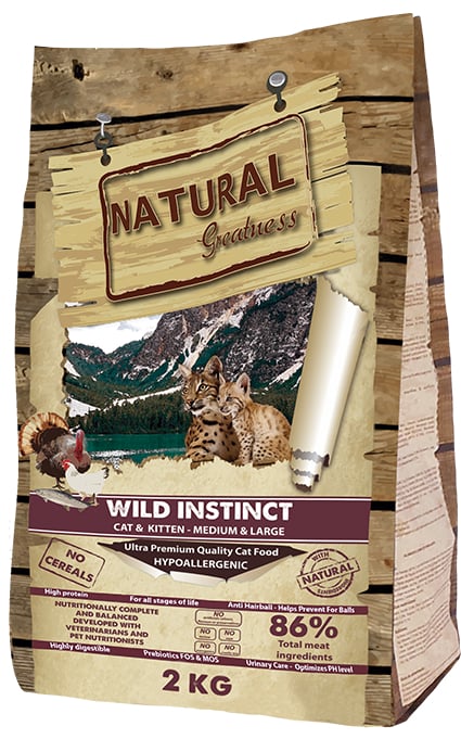 NATURAL GREATNESS Wild Instinct Medium & Large pour chat