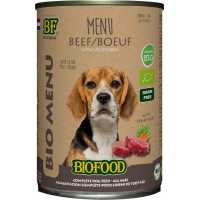 BF PETFOOD - BIOFOOD Menu Ternera BIO comida húmeda para perros