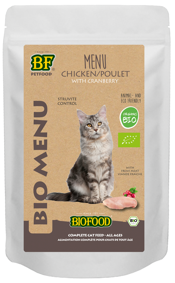 BF PETFOOD - BIOFOOD Menu BIO paté de frango para gatos