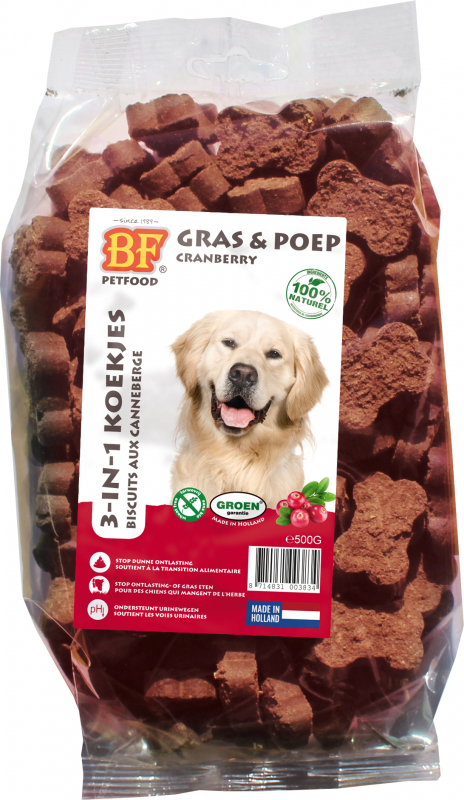 BF PETFOOD - BIOFOOD Biscuits canneberge et cranberry pour chien