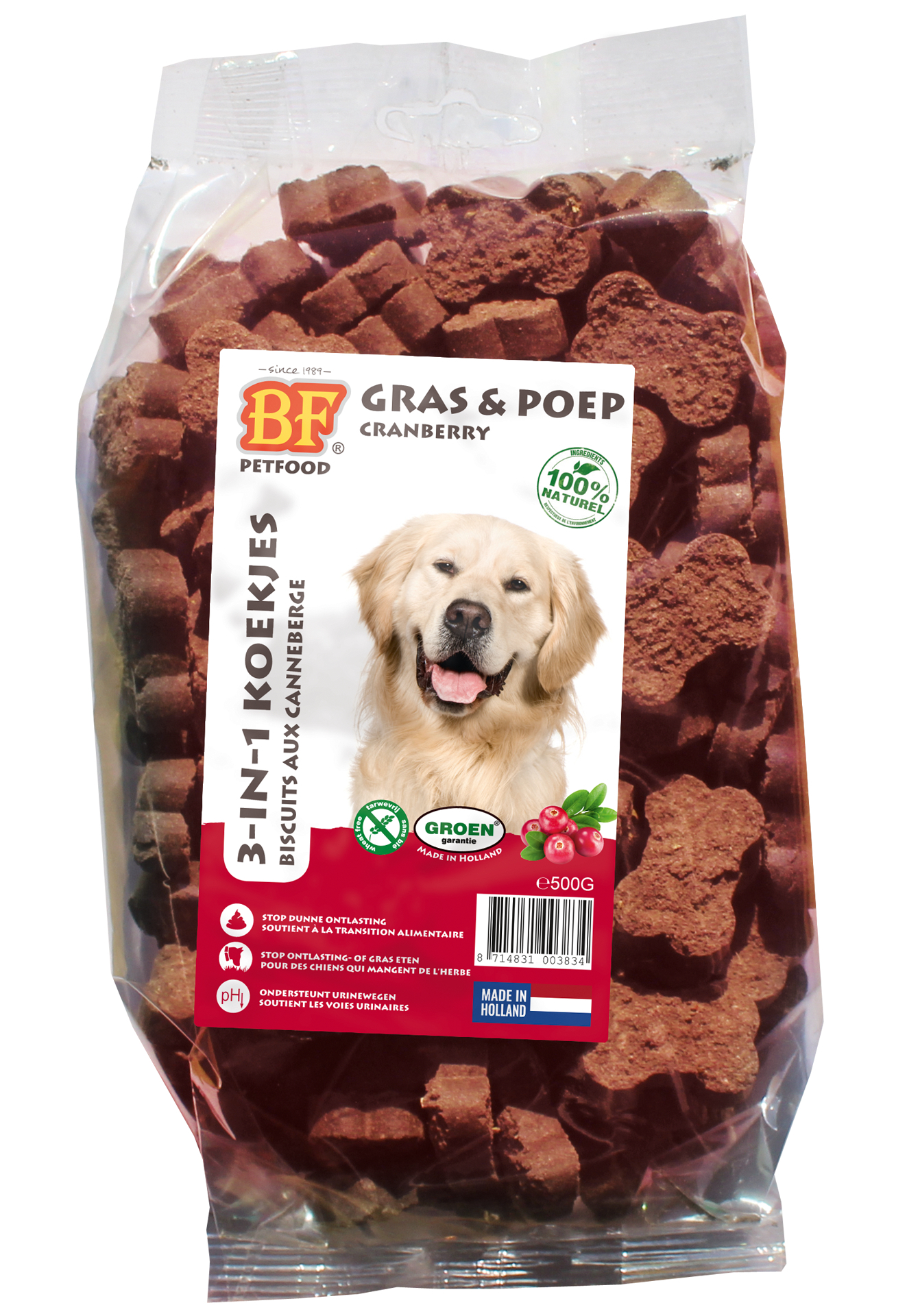 BF PETFOOD - BIOFOOD Galletas para perros con arándanos