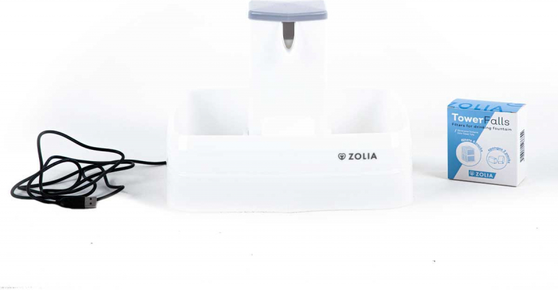Filtre pour fontaine Zolia Tower Falls - 4 filtres charbon + 2 filtres en mousse