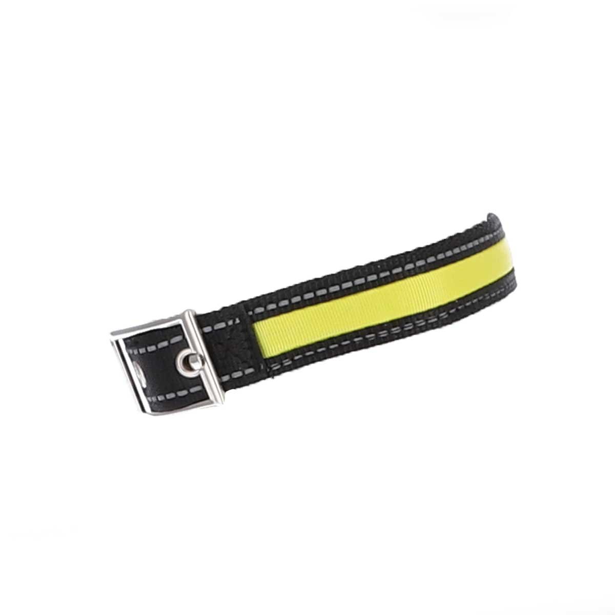 Lichtgevende, gele halsband met USB Zolia Marty