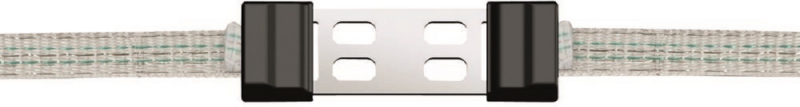 KERBL Connecteur clip ruban inox x5