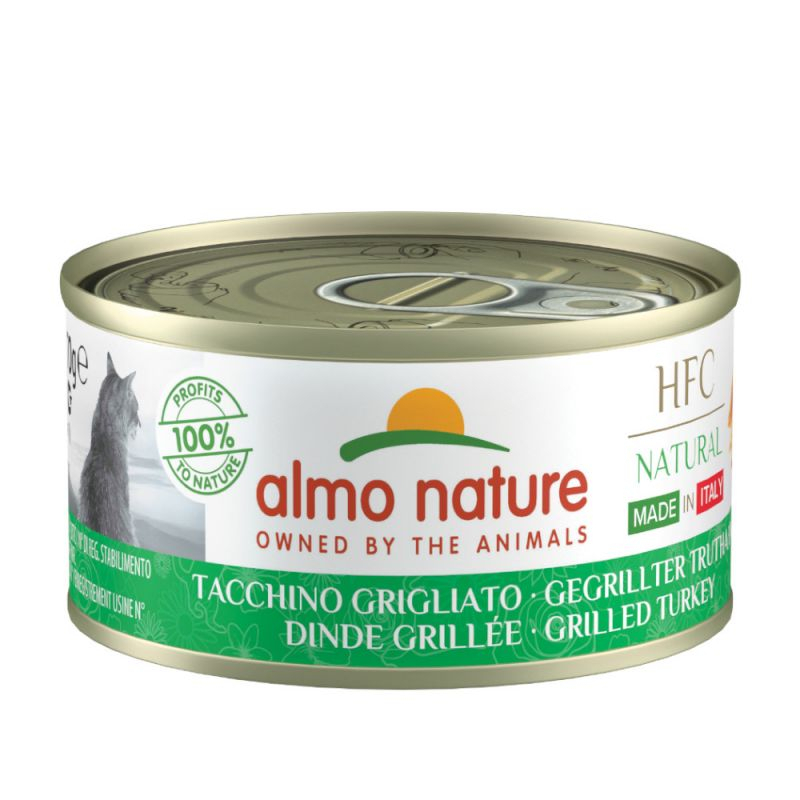 ALMO NATURE HFC Natural Made In Italy Comida húmeda para gatos 70g - 6 sabores