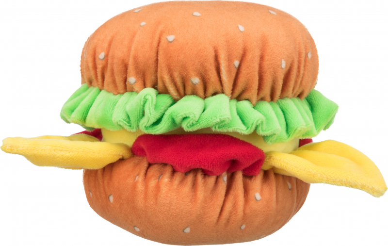Burger in peluche, 13 cm