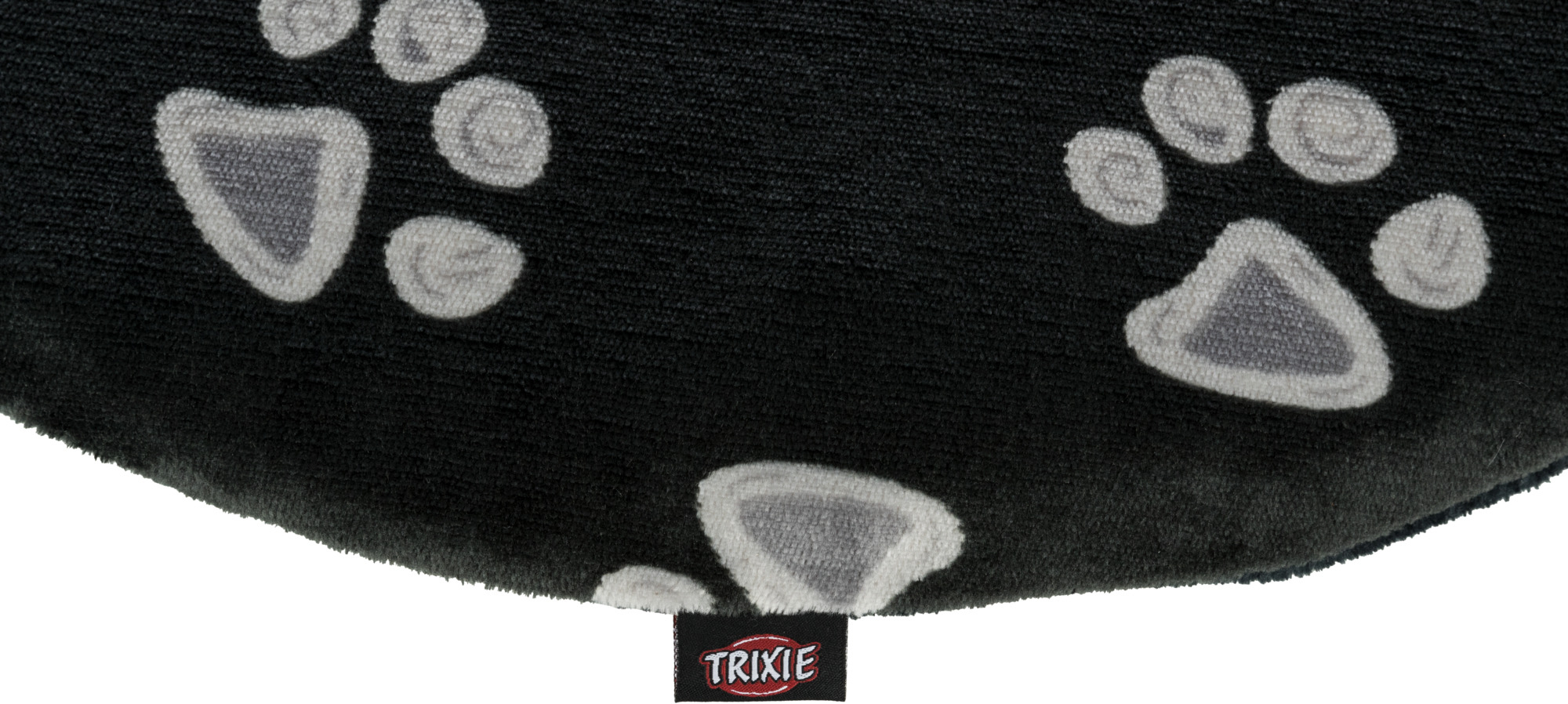 Cojín ovalado con motivos de huellas Trixie Jimmy - disponible en varios tamaños