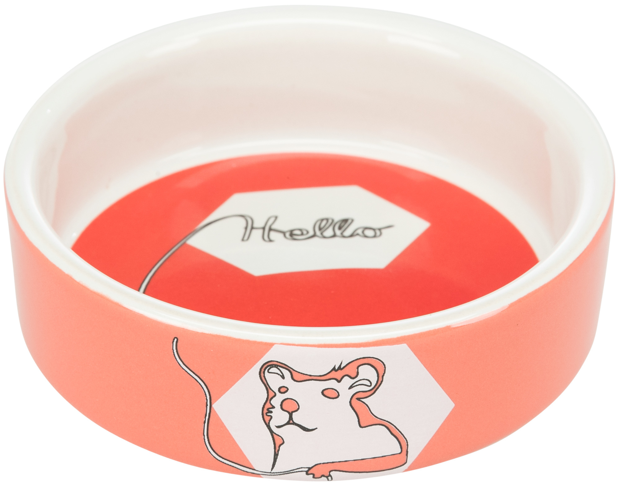 Trixie gamela em cerâmica para roedores Hello