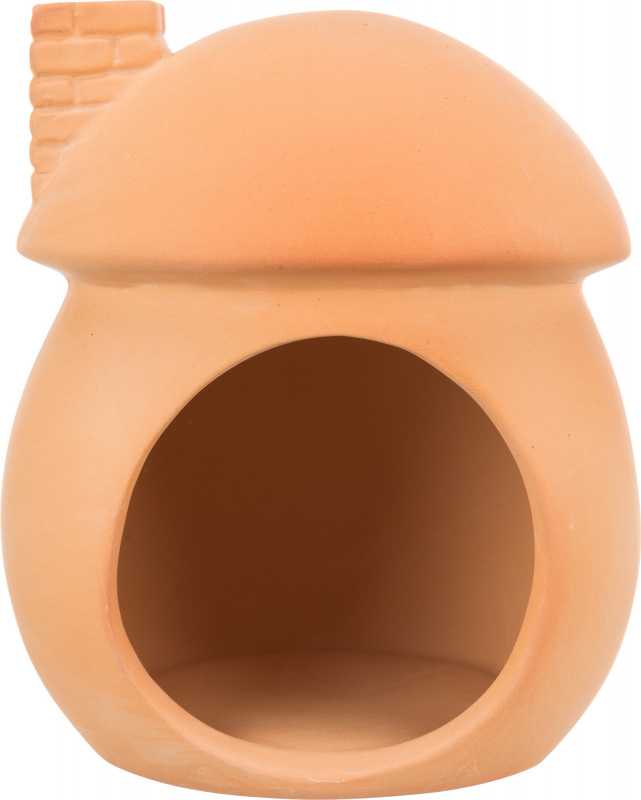 Trixie casinha em cerâmica para pequenos roedores - ø11×11cm