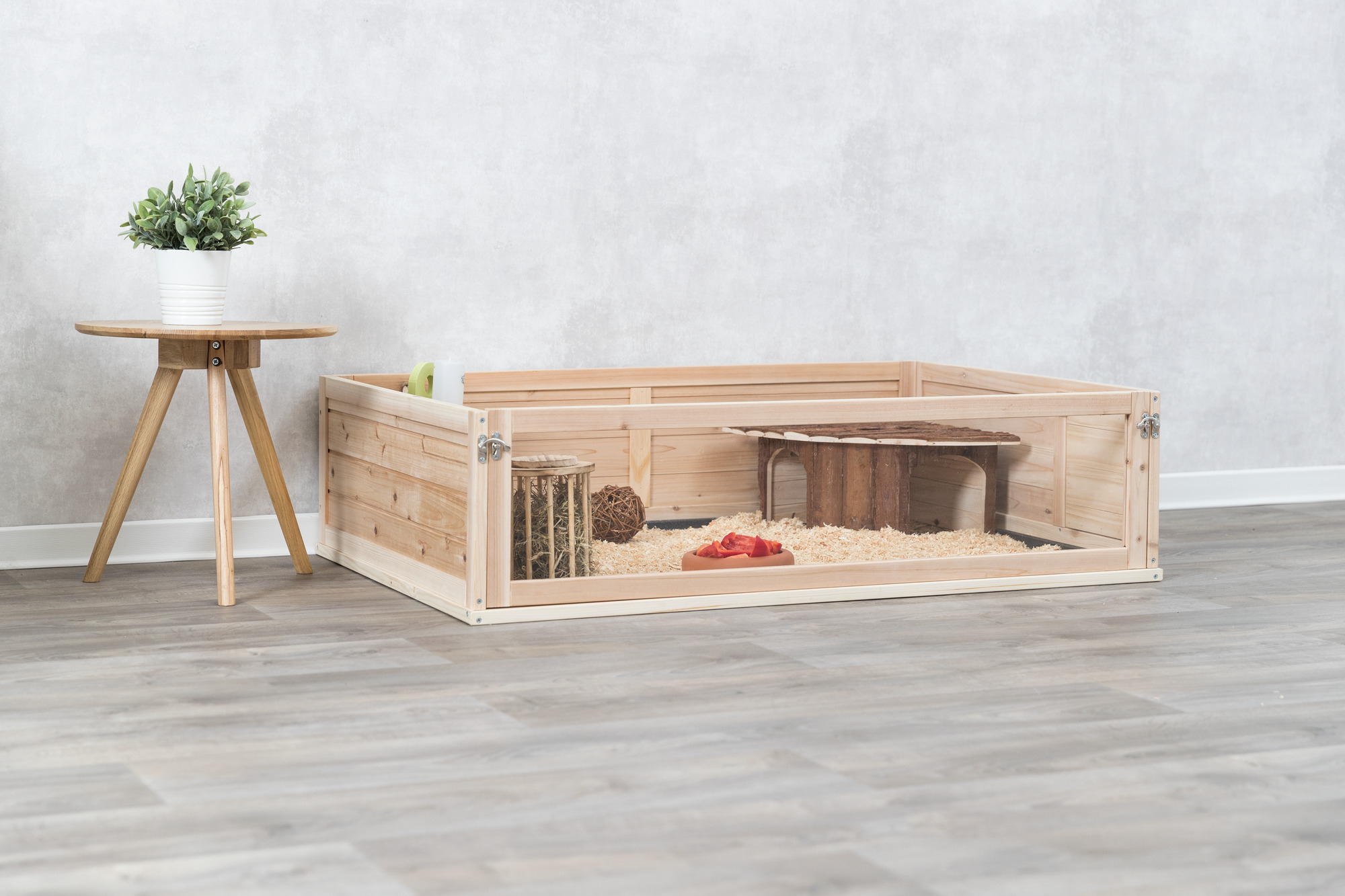 Trixie Indoor Meerschweinchengehege aus Holz und Kunststoff - 2 Größen erhältlich