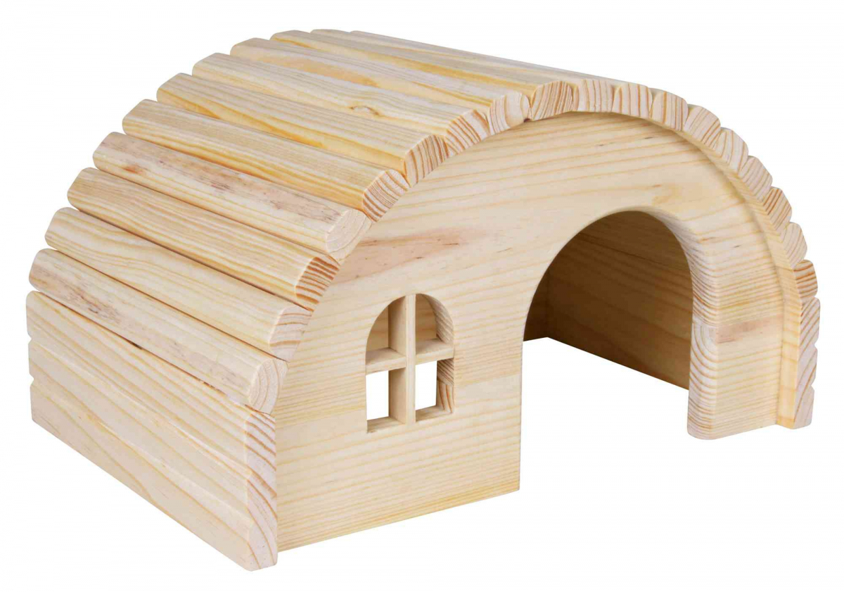 Maison en bois toit arrondi