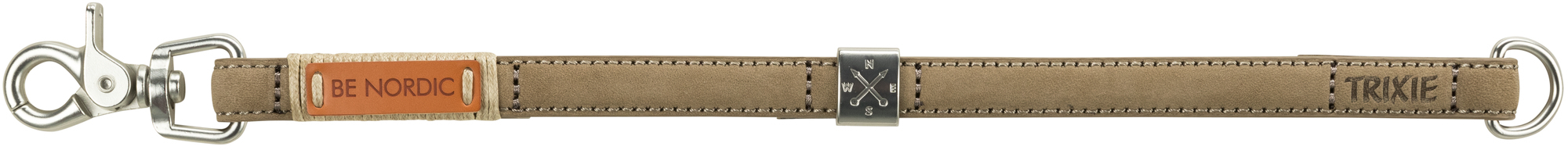 Trixie Be Nordic collar de cuero color arena - varias tallas disponibles