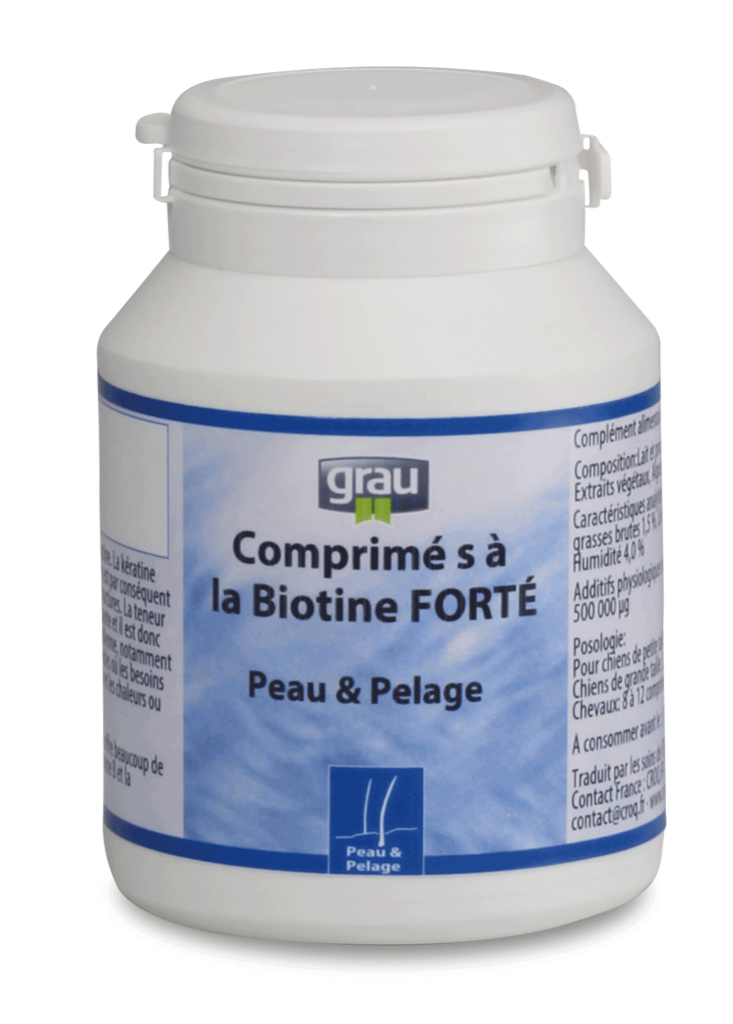 GRAU Nahrungsergänzungsmittel Biotine FORTE
