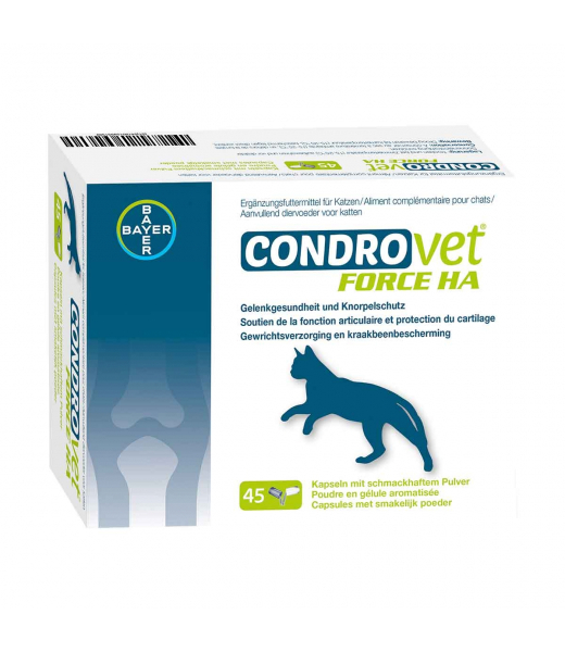 Condrovet capsules ter ondersteuning van de gewrichtsfunctie en bescherming van kraakbeen voor katten