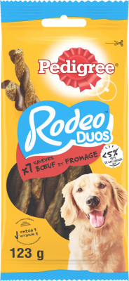PEDIGREE RODEO Friandises au boeuf et au fromage pour chien