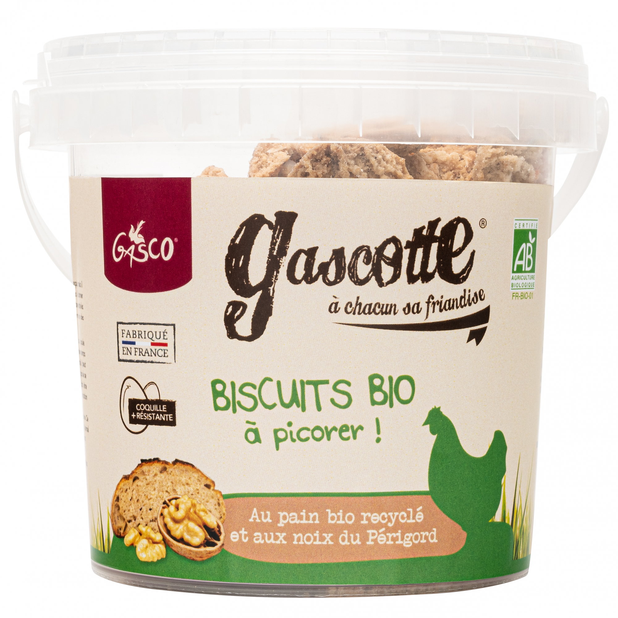 Biscuits au Pain recyclé 100% Bio
