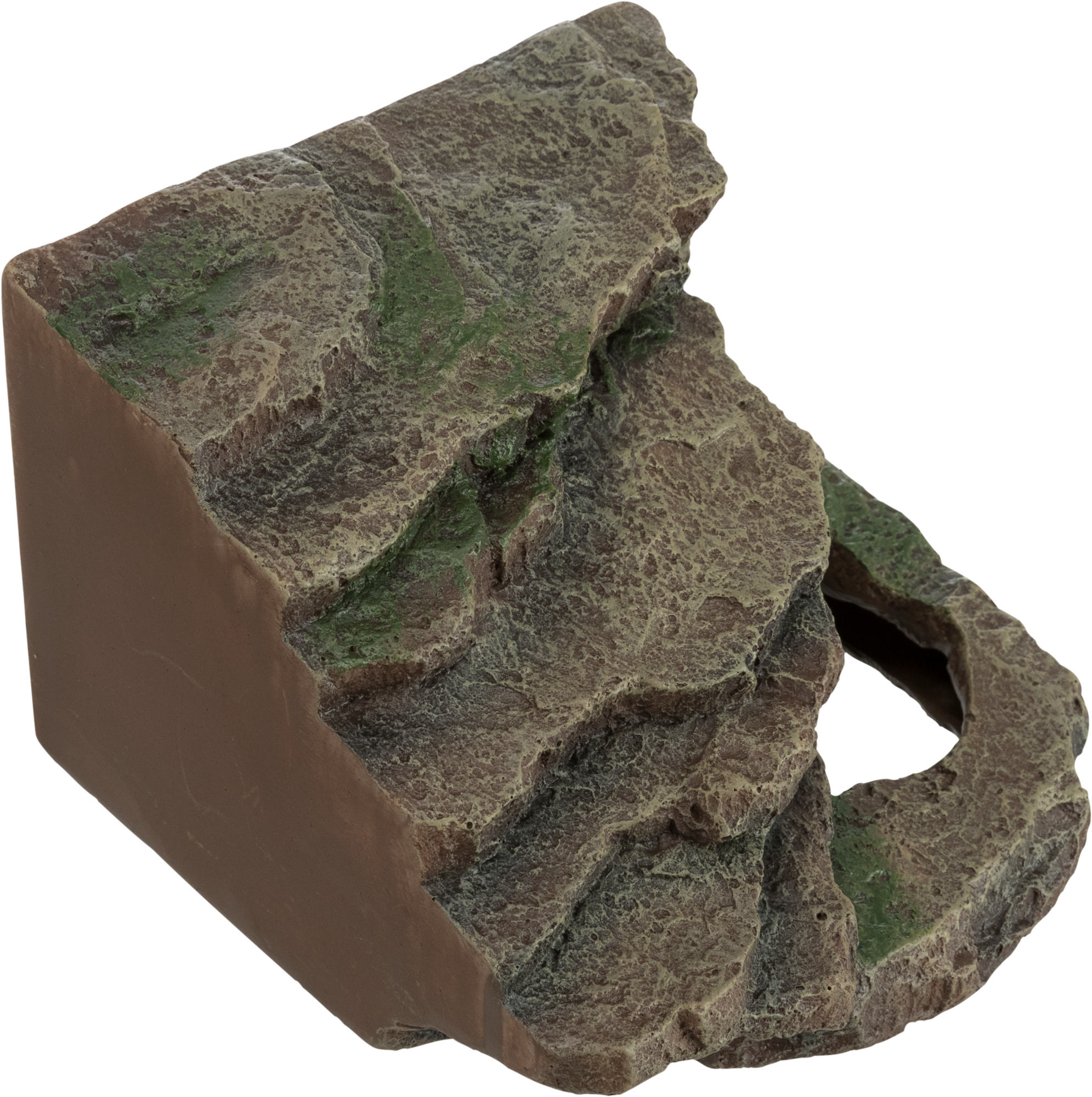 Roca esquinera con cueva y plataforma 