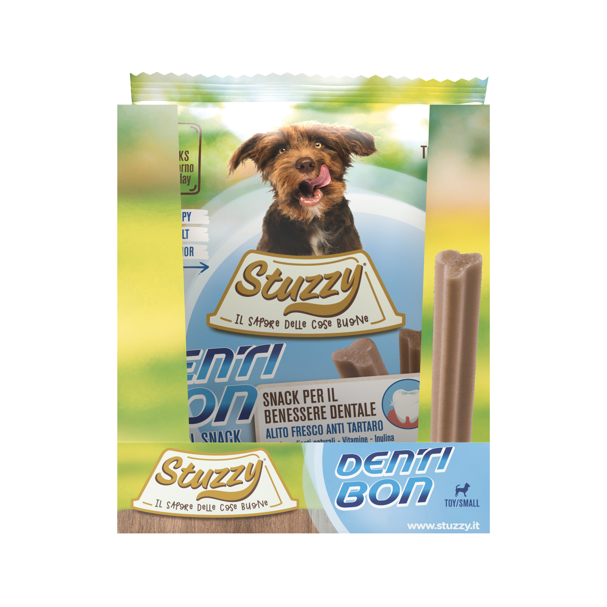 STUZZY DENTIBON Snack dental para perros pequeños