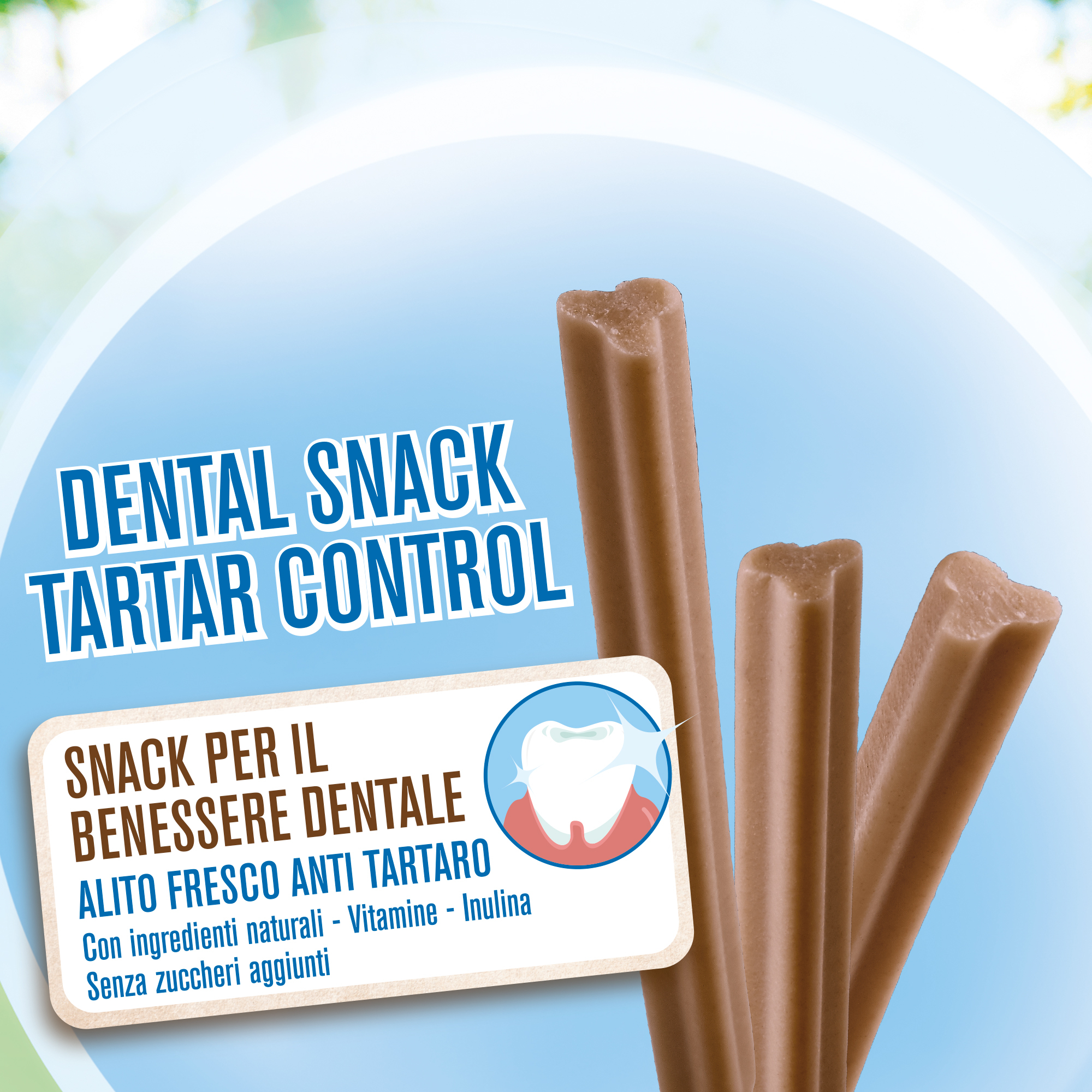 STUZZY DENTIBON Snack dental para cão de porte médio - 180g x 4
