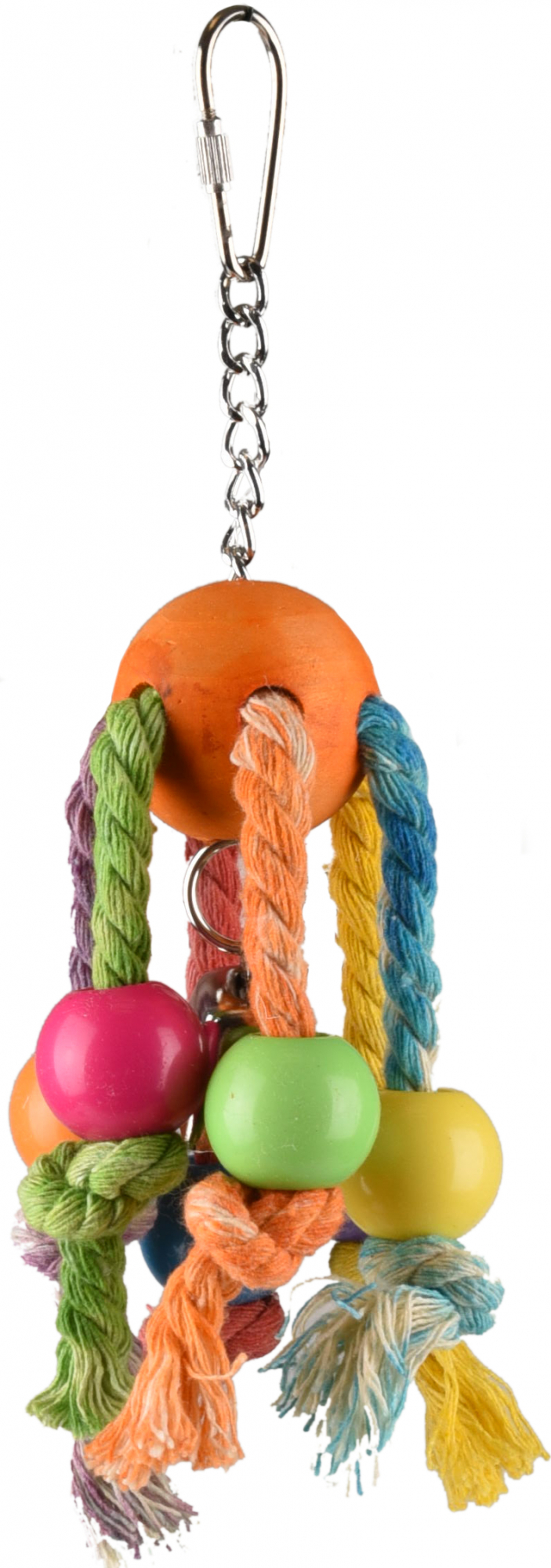 RAINBOW SPY Flamingo Spielzeug für Großsittich und Papagei 19cm