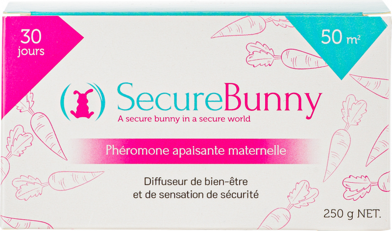 Feromônio materno calmante para coelho SECURE BUNNY