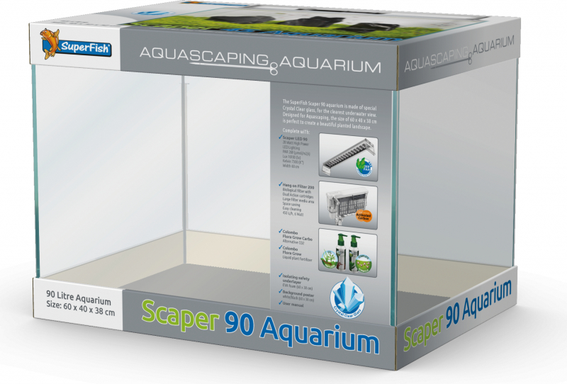 SuperFish Aquarium Scaper - 3 modelos