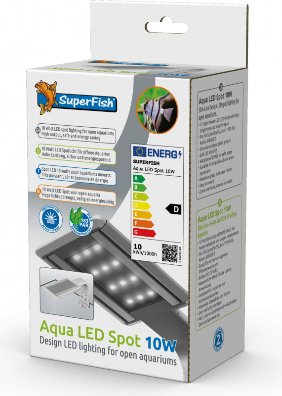 SuperFish spots LED pour aquariums ouverts - 2 modèles