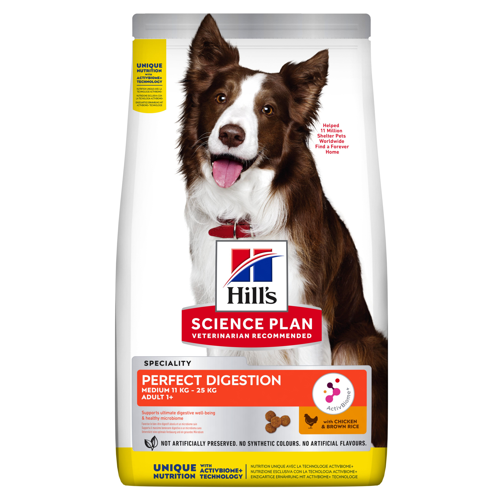 Hill's Science Plan Perfect Digestion Medium für mittelgroße Hunde