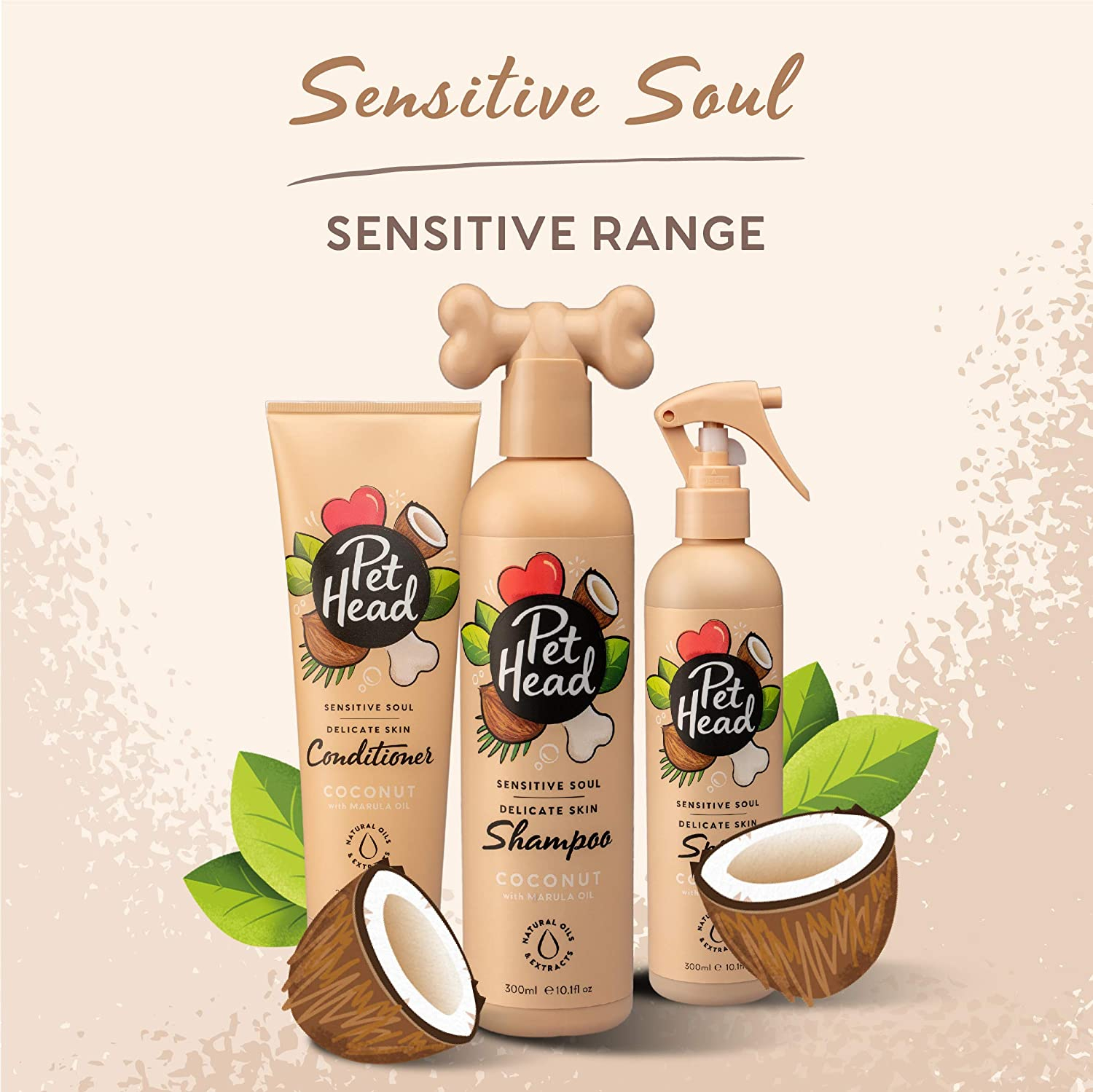 Spray per la cura dei capelli anima Sensitive Soul 300ml - Pet Head
