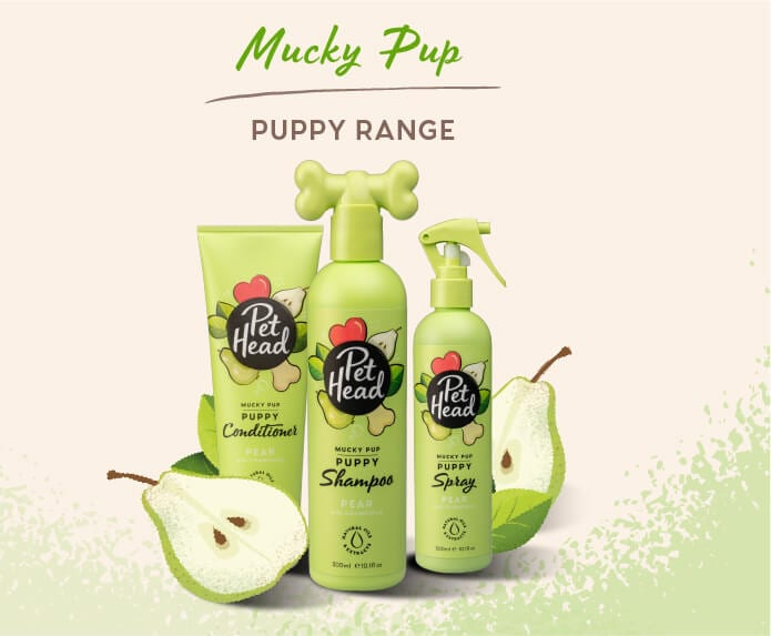 Feuchtigkeitsspendendes Stylingspray für Welpen 300ml - Mucky Puppy Pet Head