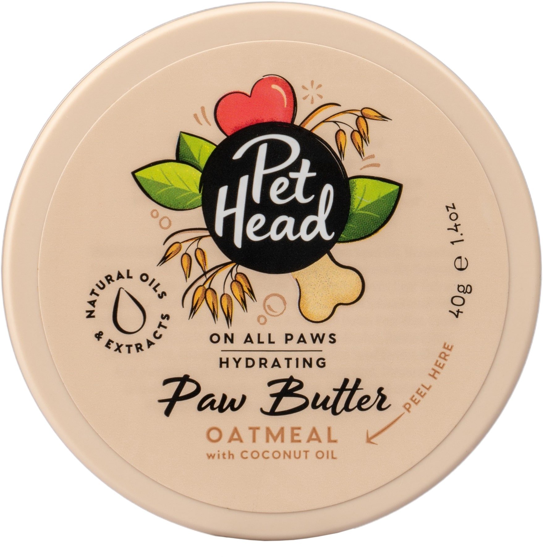 Beurre hydratant des pattes pour chien - On All Paws Paw Butter Pet Head