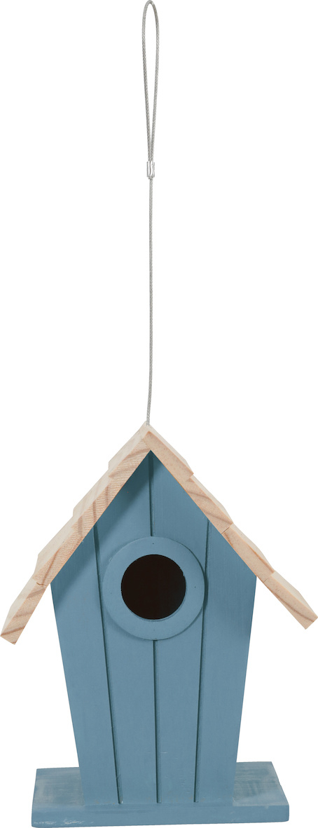 Vogelhaus aus Holz für Wildvögel - Zolux sturmgrau