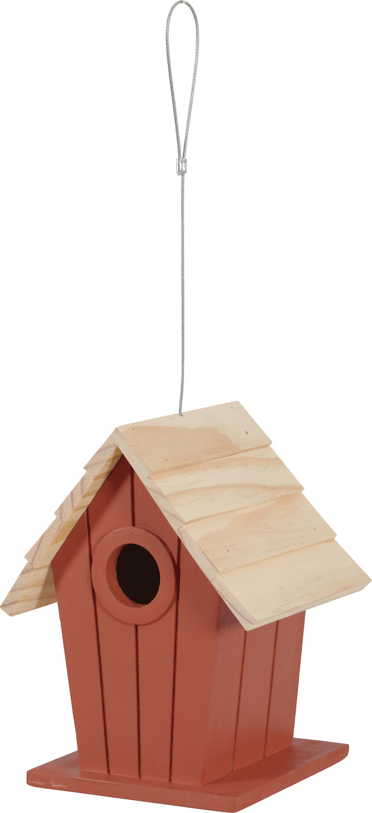 Nido de madera para pájaros silvestres - Zolux Terracotta