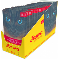 JOSERA Filet Comida húmeda para gatos sin cereales - 16 x 70gr - 5 recetas