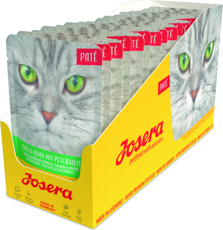 JOSERA Pack de Pâtées Sans Céréales - 16 x 85g - 4 recettes disponibles