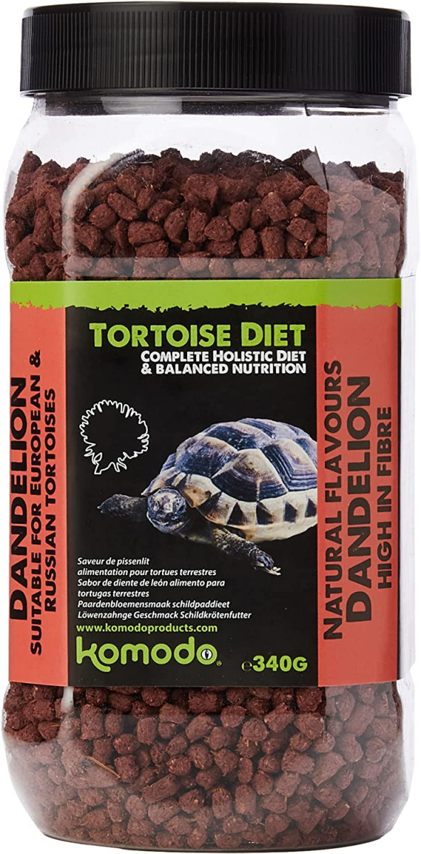 Komodo Tortoise Diet Alimentation holistique pour tortues terrestres au goût de pissenlit