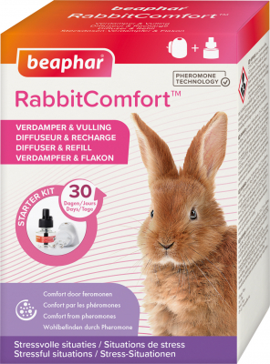 RabbitComfort Difusor y recambio de feromonas para conejos y gazapos