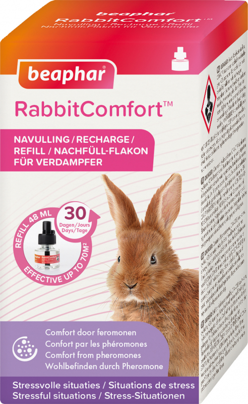 RABBITCOMFORT Ricarica per diffusore di feromoni per conigli e giovani conigli