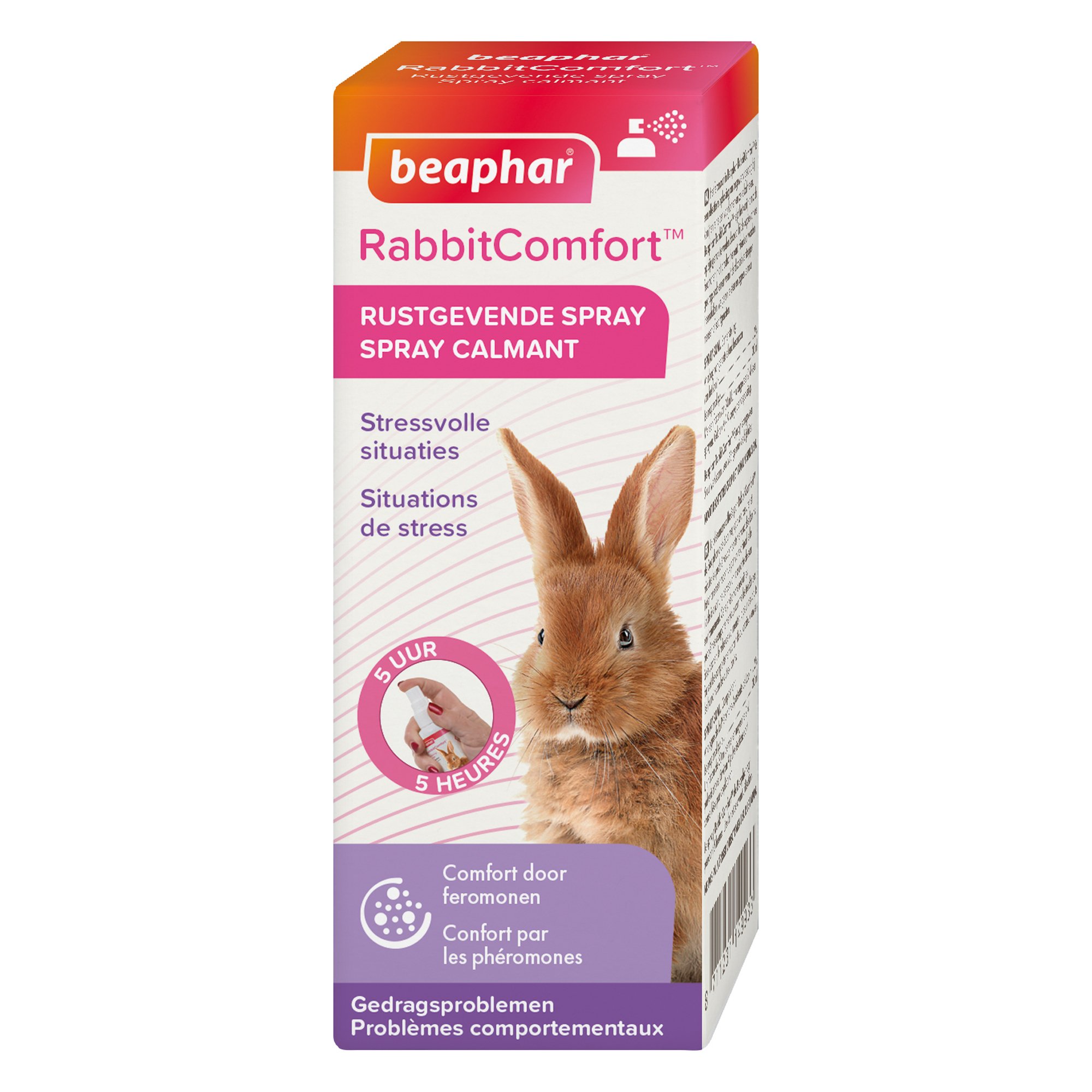 RABBITCOMFORT Spray calmante con feromoni per conigli e coniglietti