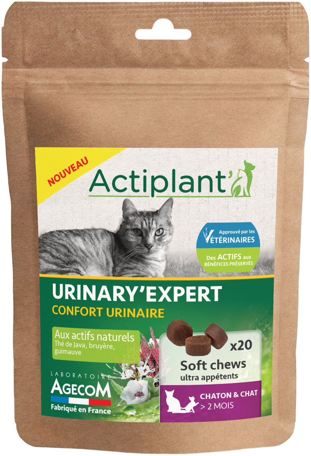 Friandises Soft Chew Urinary'Expert pour chat