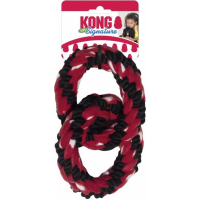 KONG Signature Rope Double Ring Tug pour chien