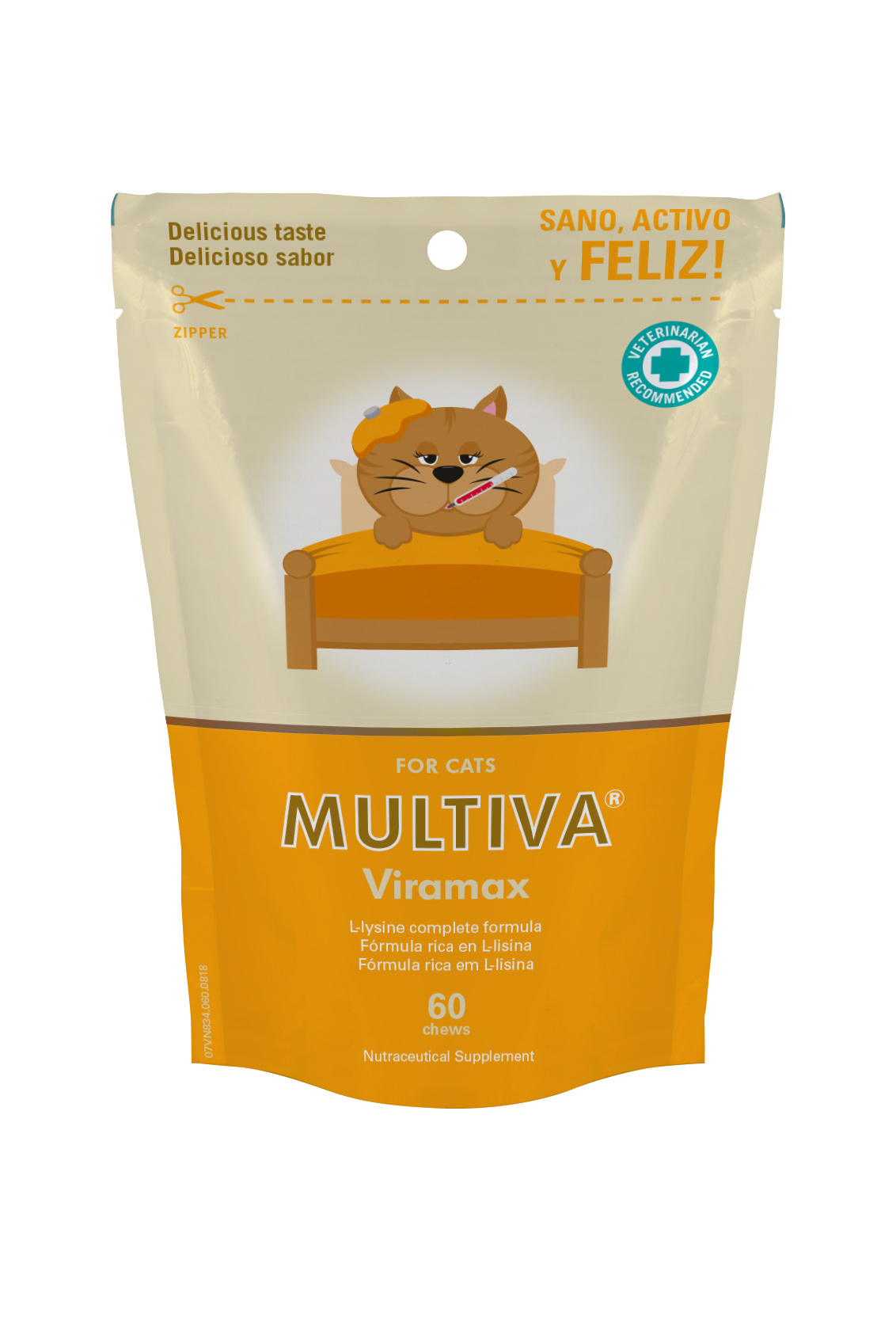 Vetnova Multiva Viramax Alimento complementar dietético para gato