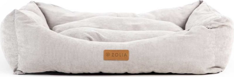 Cama de terciopelo gris Zolia Moulin - varios tamaños disponibles