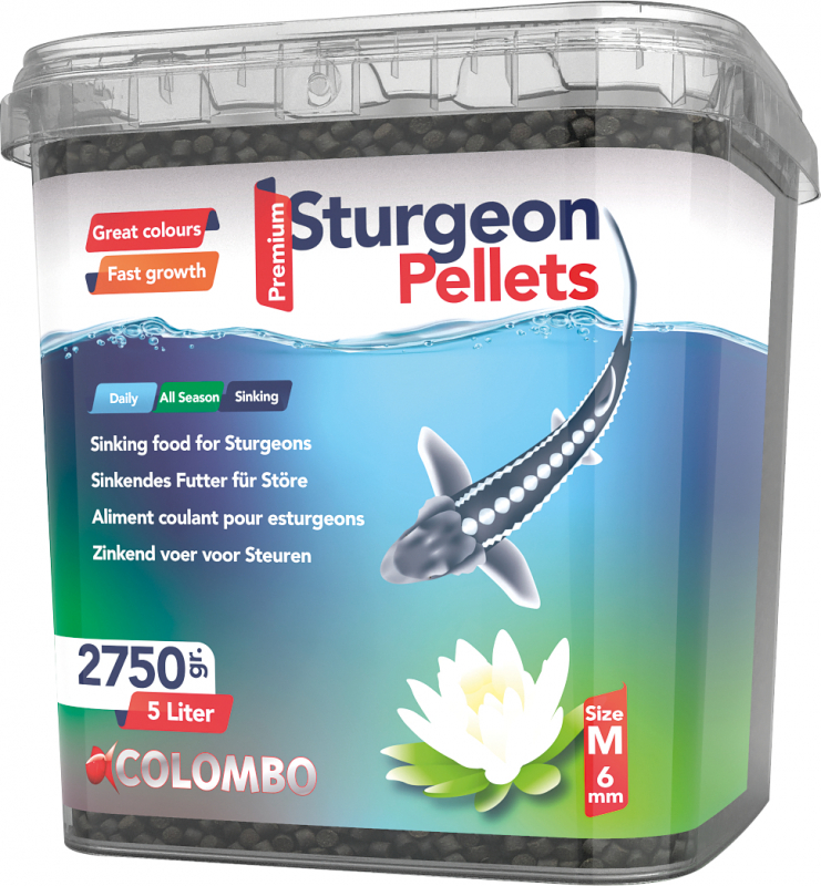 Colombo nourriture esturgeons Sturgeon Pellets - 3 tailles